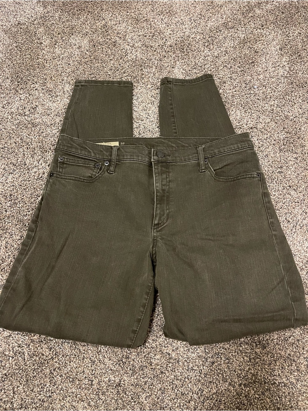 GAP Olive Skinny Jeans